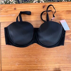 Cacique black multi-ways bra, 40DD, NWT